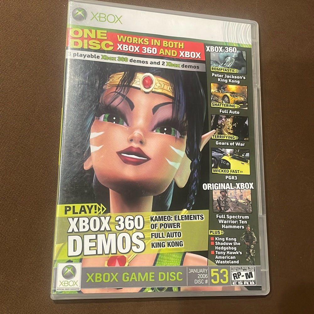 XBOX 360 DEMOS JANUARY 2006 Didc #53